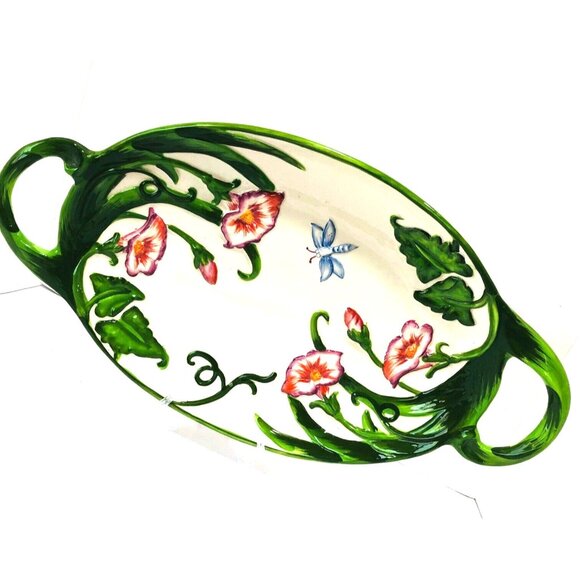 Temptations By Tara LOT Of 2 Dragonfly 8" Salad Luncheon Plate QVC Retired - Picture 4 of 4